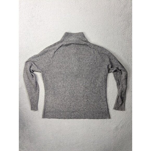 Smartwool Sweater Mens Large Merino Wool Blend Partial Zip Pullover Gray - Picture 2 of 15